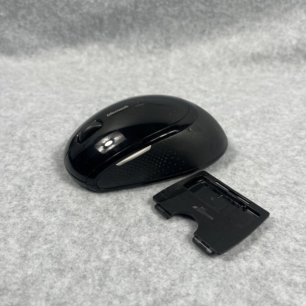 Microsoft Wireless Mouse 5000 Model 1387 Black BlueTrack NO USB DONGLE Tested